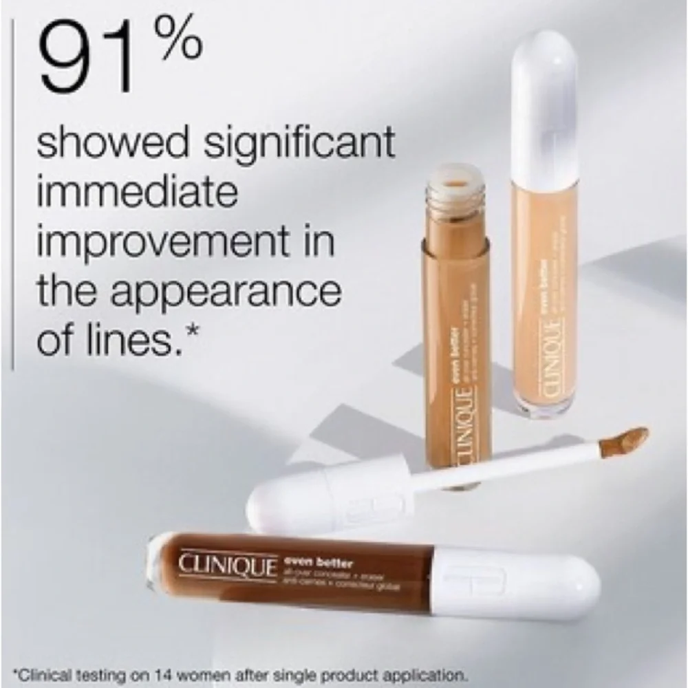 🆕 CLINIQUE Even Better™ All-Over Concealer + Eraser WN 118 Amber